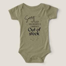 Schlafen Sie aus dem T - Shirt Baby Bodysuit