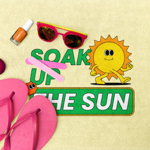 SCHLAFEN SIE DIE SONNE AUF STRANDTUCH