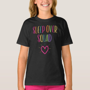 Schlafen Sie über Squad VIP Sleepover Squad Slumbe T-Shirt