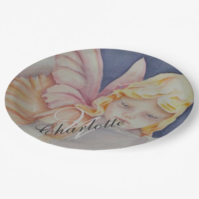 SCHLAFEN ÜBER ANGELN PAPPTELLER