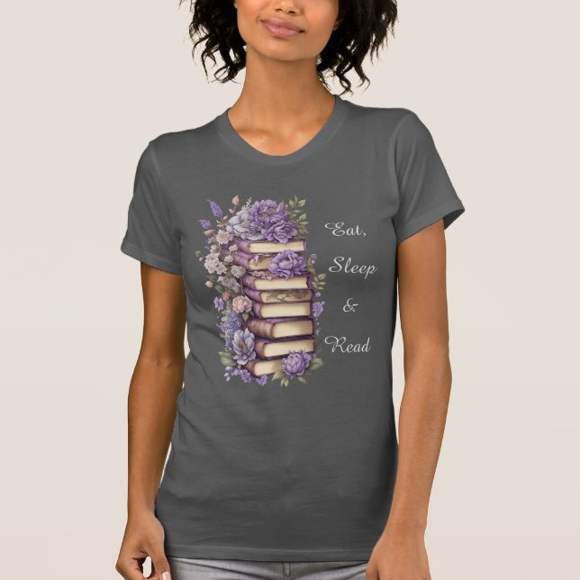 Schlafen und lesen T-Shirt (Vorderseite)