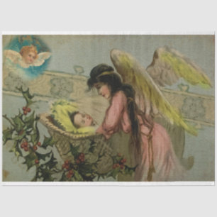 Schlafen Weihnachts Baby Angel Seidenpapier