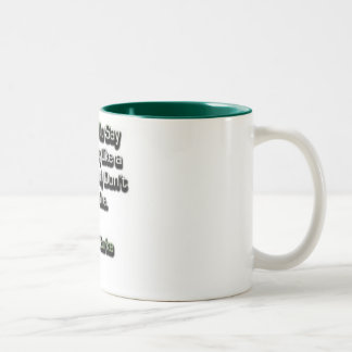 Schlafen wie ein Baby? Zweifarbige Tasse