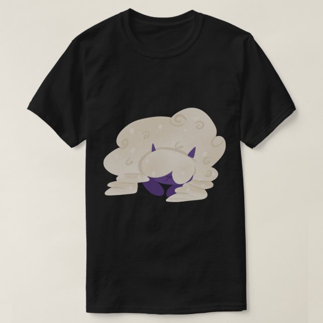 Schlafen Wooloo .png T-Shirt (Design vorne)