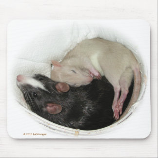 Schlafenbabyratte Mousepad