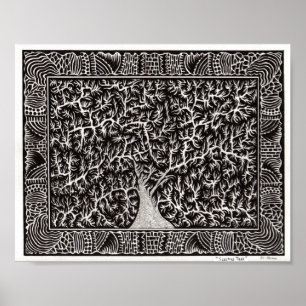 Schlafenbaum-Plakat Poster