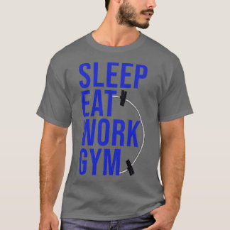 SCHLAFENDE ARBEITSGYM 8 T-Shirt