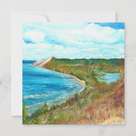 Schlafende Bären Dunes Lakeshore Michigan Beach Einladung