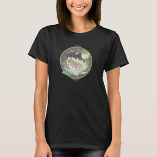 Schlafende Blume Fairy Mondlicht Sterne T-Shirt