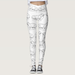 Schlafende Dackel Leggings