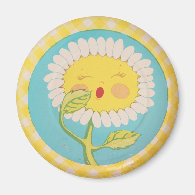 Schlafende Daisy Magnet (Vorne)