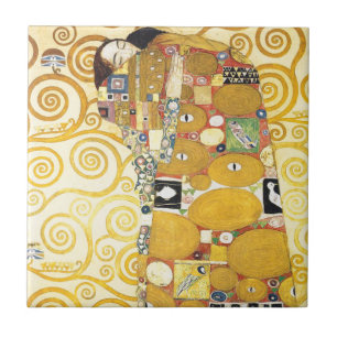 Schlafende Dame Ceramics Gustav-Klimt Fliese