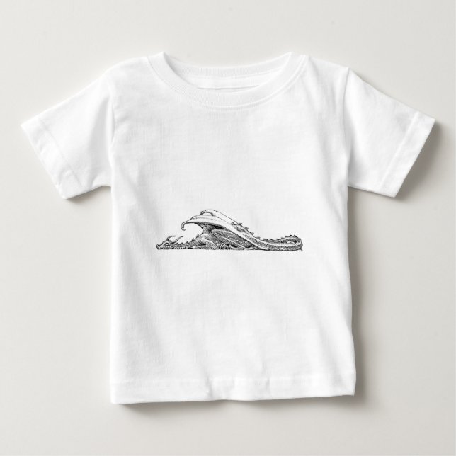 Schlafende Dragon Säugling T - Shirt (Vorderseite)