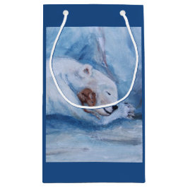 Schlafende Freunde Bär und Maus Kleine Geschenktüte