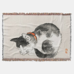 Schlafende Katze Decke