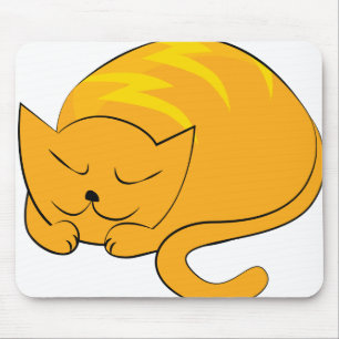 Schlafende Katze Mousepad