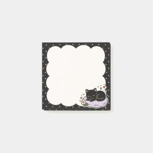 Schlafende Katze Post-it Klebezettel