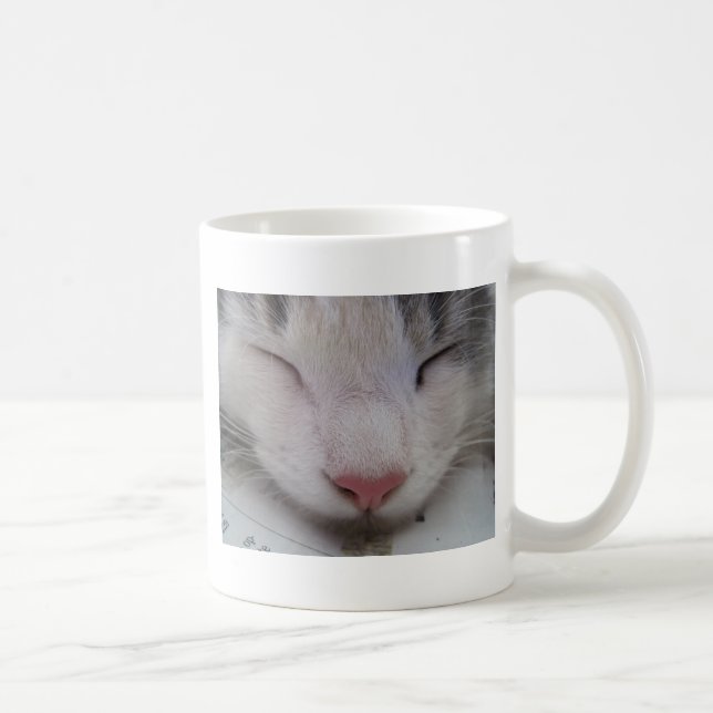 Schlafende Katze Tasse (Rechts)