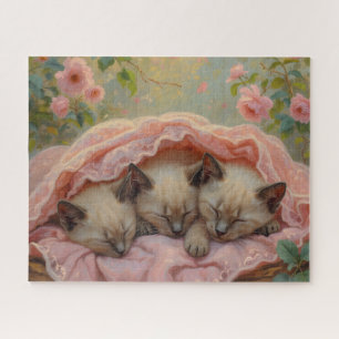 Schlafende Katzen  Puzzle