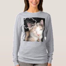 Schlafende Kitty braucht Kaffee