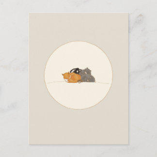 Schlafende Kreaturen Postkarte