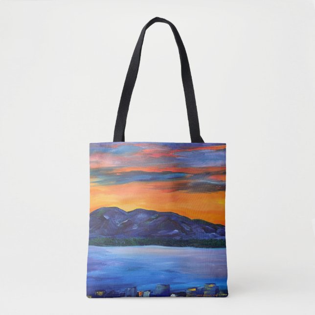Schlafende Lady & Fireweed-Tasche (Vorderseite)