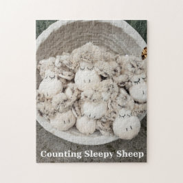 Schlafende Schafe Zählpuzzle, 28 cm x 36 cm, 252 T Puzzle