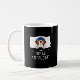Schlafender Beagle Hund Offiziell Napping/Funny Be Kaffeetasse