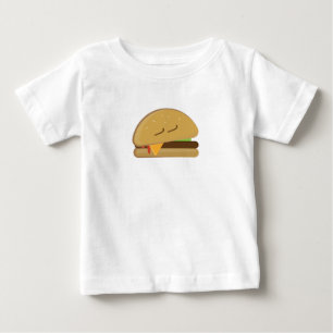Schlafender Cheeseburger Baby T-shirt