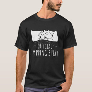 Schlafender Dalmatiner Pajamas Dog Offiziell Nappi T-Shirt