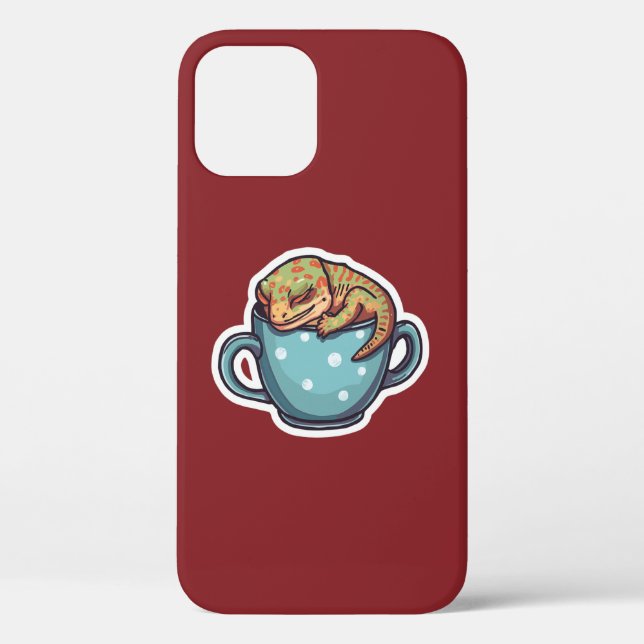 Schlafender Gecko Case-Mate iPhone Hülle (Rückseite)