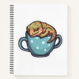 Schlafender Gecko Notizbuch