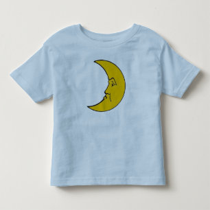 Schlafender Halbmond Kinder T-Shirt - Cute