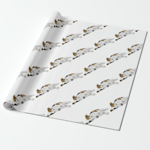 Schlafender Jack Russell Geschenkpapier