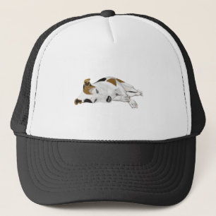 Schlafender Jack Russell Truckerkappe