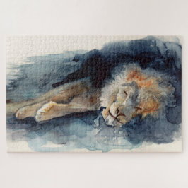 schlafender Löwe Puzzle
