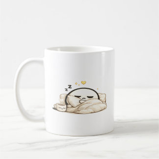 Schlafender Lunio Cozy Morning Coffee - Süße Kawai Kaffeetasse