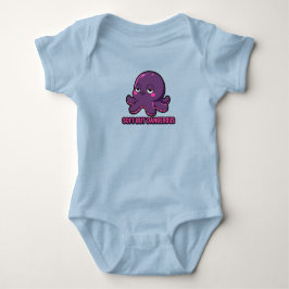 Schlafender Lustiger Kawaii Oktopus Baby Custom Strampler