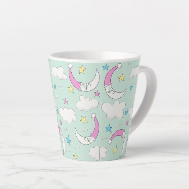 Schlafender Mond Milchtasse (Rechte Ecke)