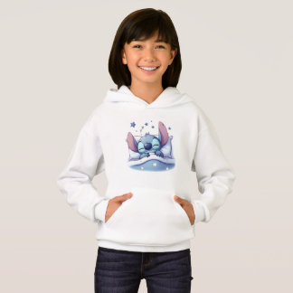 Schlafender Stitch Hoodie für Kinder