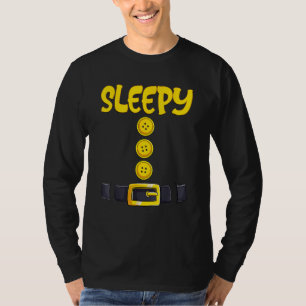 Schlafender Zwergen Halloween-Kostüm Lustiger Schl T-Shirt