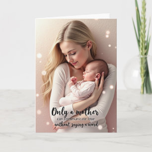 Schlafendes Baby Liebeskarte Karte