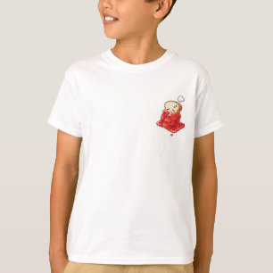 Schlafendes Brot Marmelade Decke Kinder T-Shirt