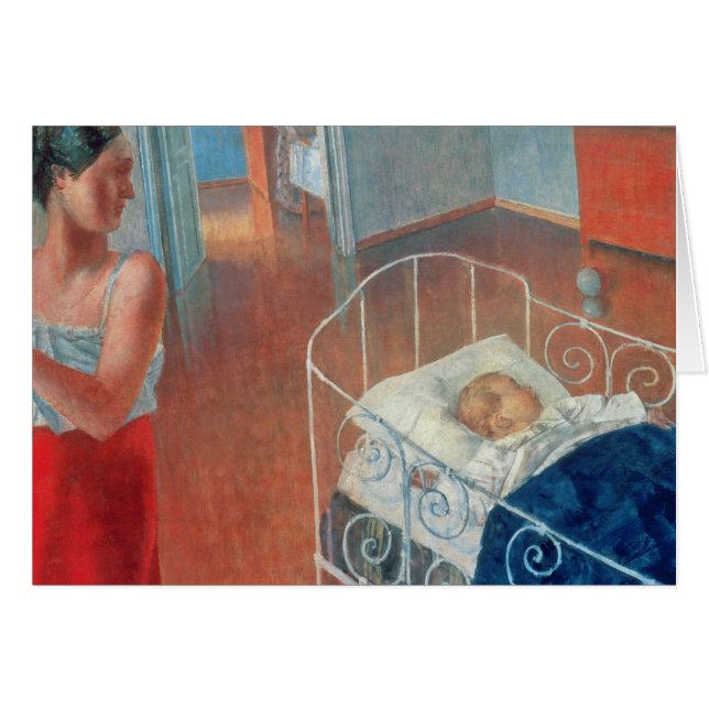 Schlafendes Child, 1924 (Vorderseite (Horizontal))
