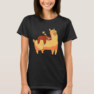 Schlafendes Faultier für ihre Mädchen Kinder Fraue T-Shirt