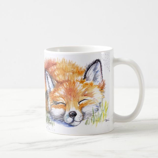 SchlafenFox Kaffeetasse (Rechts)