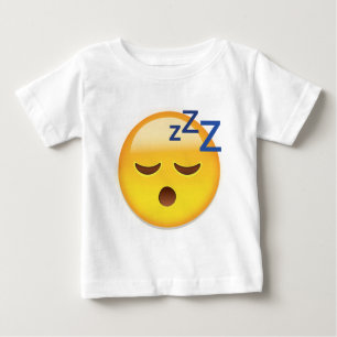 Schlafengesicht Emoji Baby T-shirt