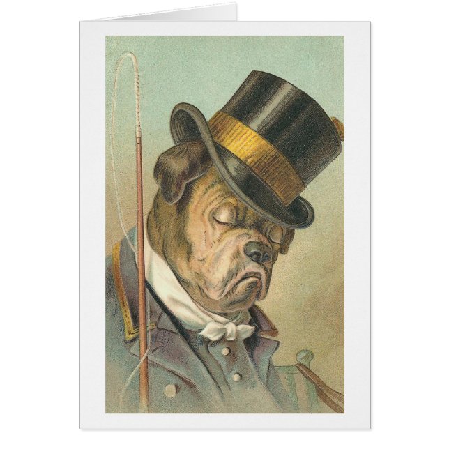 "Schlafenhunde" Vintage Illustration (Vorne)