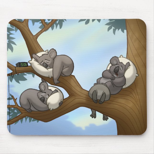 Schlafenkoala Mousepad (Vorne)