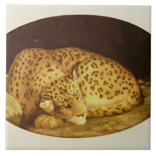 Schlafenleopard George-Stubbs  , 1777 (Email an Fliese